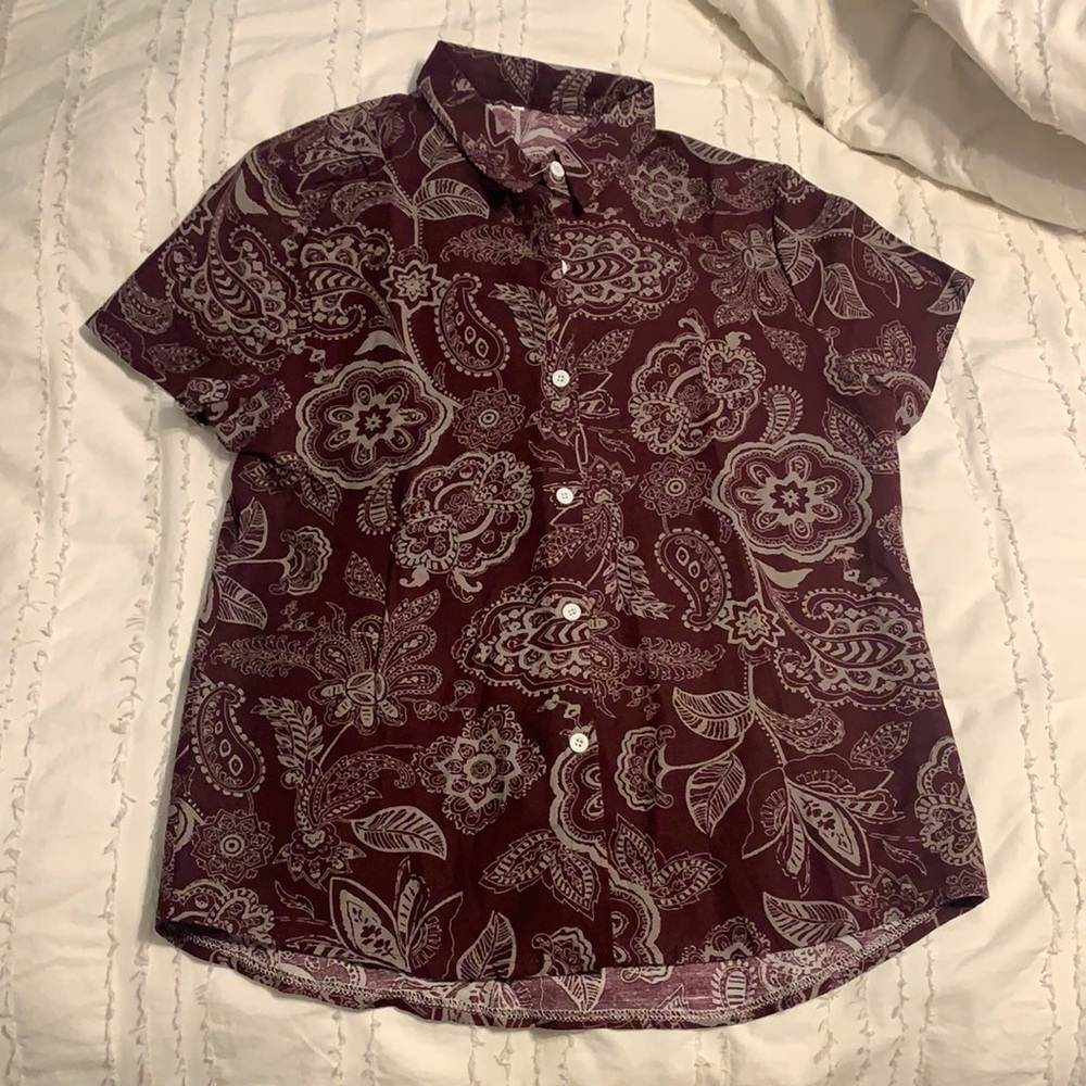 Men’s paisley shirt